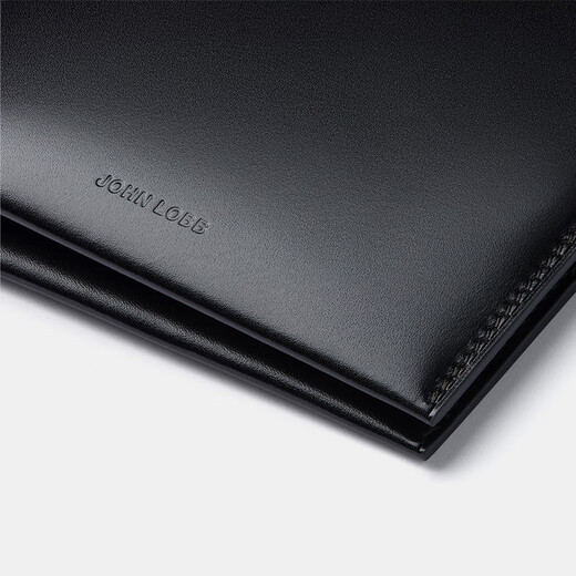 JOHN LOBB 8CC black calfskin wallet