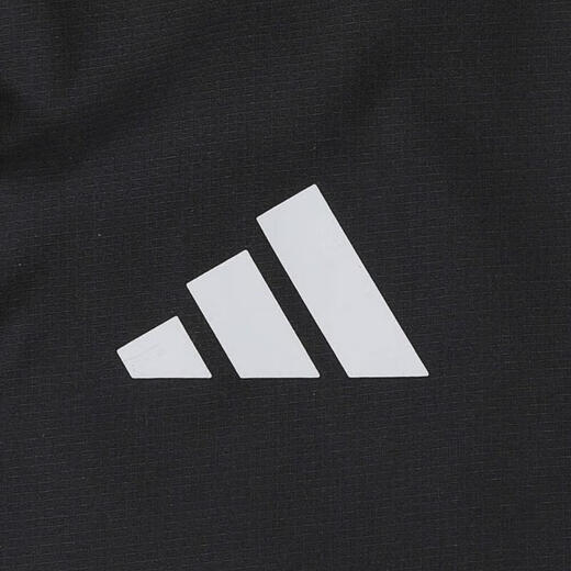 Adidas jacket men's 2025 summer new sportswear running fitness training woven hooded jacket casual top IN1483 black M