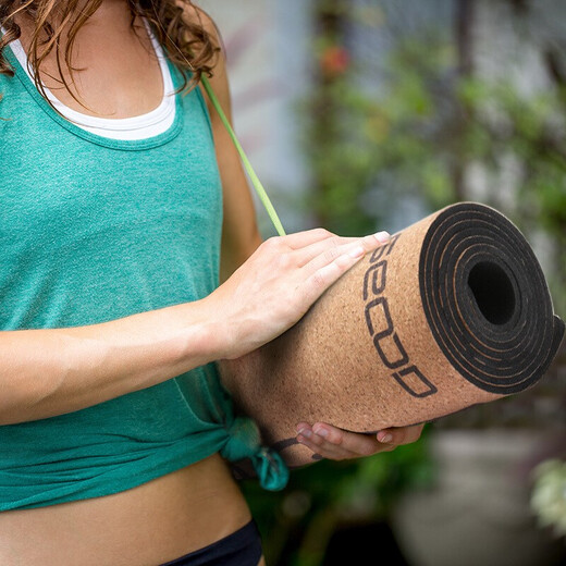 NiceGood natural environmentally friendly cork yoga mat women fitness mat men natural rubber non-slip beginner yoga mat men dance mat Taiping Jixiang 1830*610*5mm