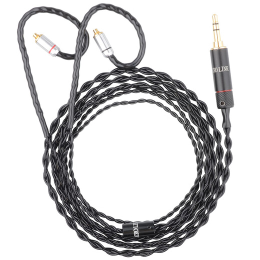 AcroLINK 4-strand sterling silver fever earphone upgrade cable Shure 846/im50/um3x/ie80/ls70 MMCX series 4.4 balance straight head