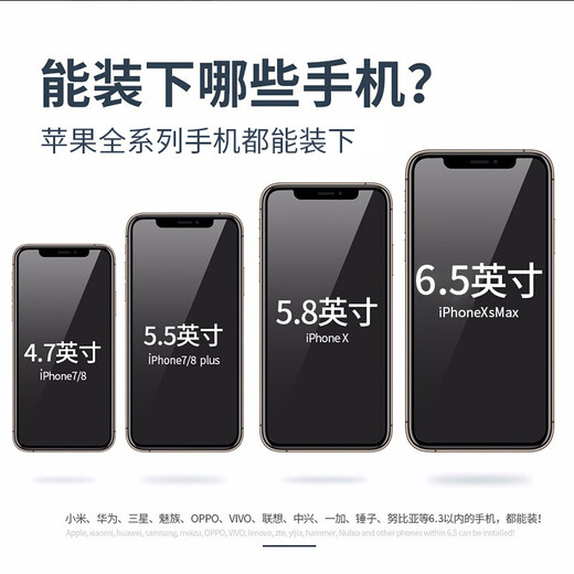 Stepfor mobile phone arm bag outdoor sports running and cycling arm bag two-layer large capacity mobile phone bag waterproof nylon material suitable for Huawei/Apple/Xiaomi/Samsung and other unisex simple gray (6.5 inches)