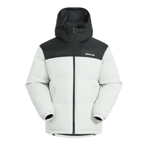 拓路者（Pioneer Camp）冬季新款90绒男女情侣装连帽羽绒服宽松加厚保暖外套700蓬学生 黑色 M