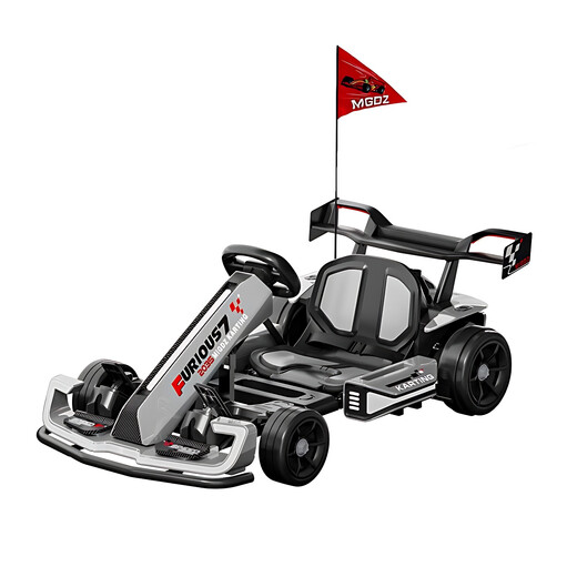 WORK BABY children's kart F1 electric silent drift remote control car four-wheel electric car baby racing child toy gift protective gear helmet dual drive + helmet protective gear set