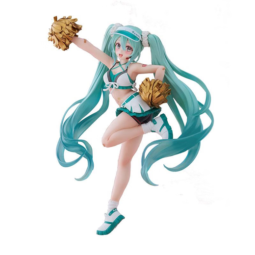 正版现货 TAITO 初音未来 啦啦队 UNIFORM MIKU 景品手办 正版盒装 高约18厘米
