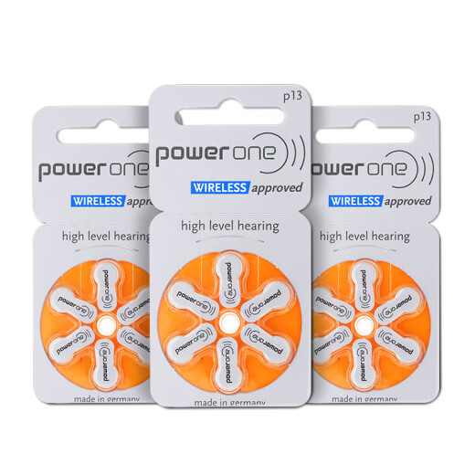 西万博powerone助听器原装专用配件电池P13P312纽扣P10电子P675锌空气 p312【5板30颗】