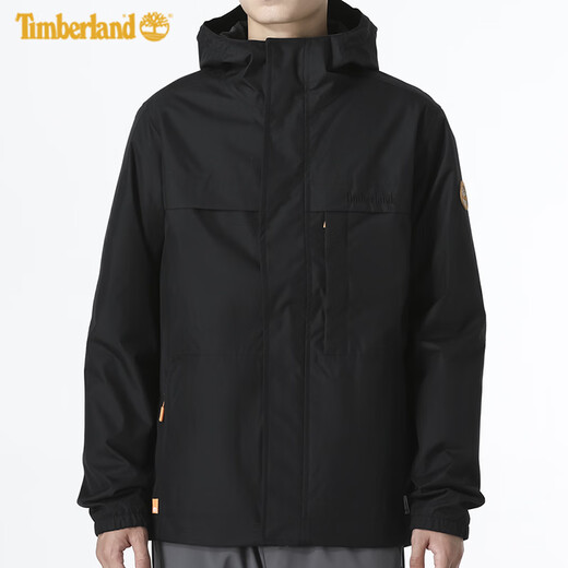 Timberland Timberland Jacke Herren Spring Outdoor Wandersport Sport Leisure Schwarze Kapuze -Ladungsjacke A695W A695W001/Schwarz/Logo Zufall XL/185
