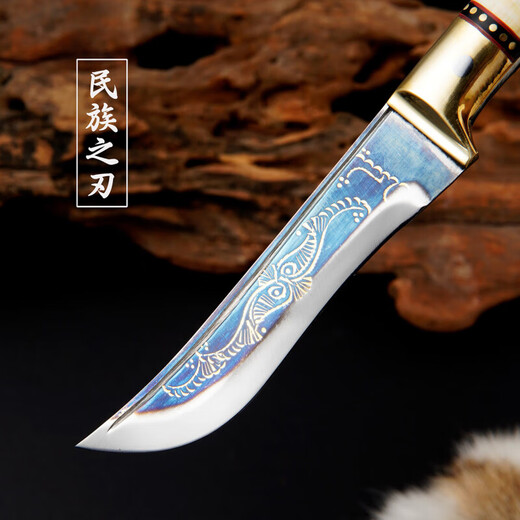 Yingjisha pocket knife purely handmade bearing steel forged static model