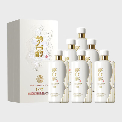 茅台（MOUTAI）茅台集团 茅台醇 1992 53度 酱香型 500ml*6 整箱  新老包装随机