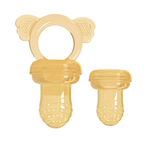 Audemars Piguet Fruit and Vegetable Bite Baby Fruit Fruit Soothing Teether for babies over 6 months old, Koala Style L Size 6 Months + 1 Pack