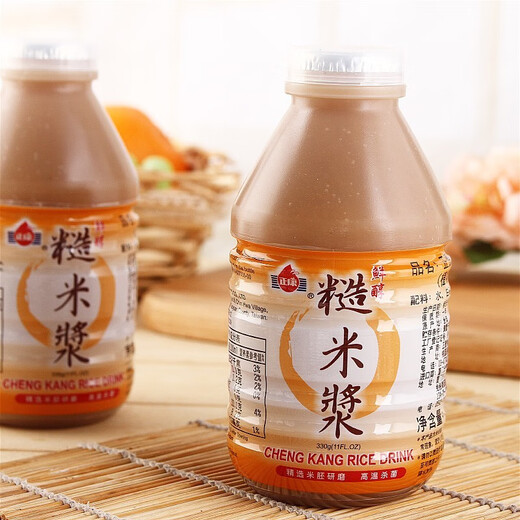 Zhengkang, China and Taiwan imported Zhengkang brown rice milk plant protein drink cereal nutritional breakfast meal replacement rice soup paste 330ML*6