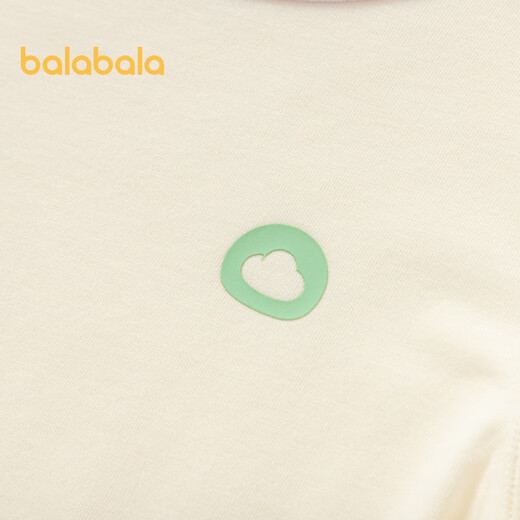 Balabala Kinder-Herbstkleidung und lange Hosen für Jungen und Mädchen, Unterwäsche-Set, Baumwollpullover, Pyjama, Weißton 00311-206324169202 150