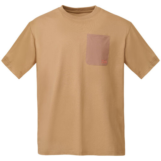 DAIWA 24 spring and summer DE-5424/5524CS sun protection fishing short-sleeved T-shirt round neck casual top outdoor camping illustration version-black L