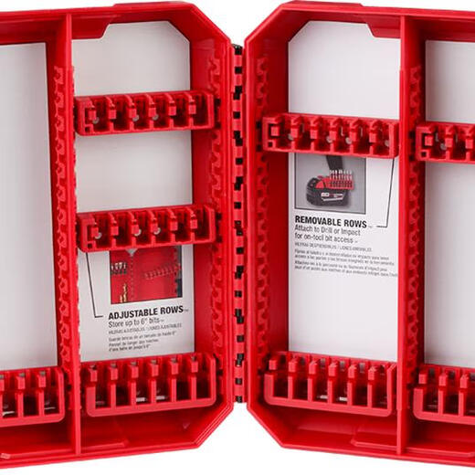 Wen Yijia Customized Milwaukee Packout kompatibel mit selbstbohrer Batch-Speicherbox-Batchbohrer-Bit-Teil-Speicher 48-32-9922 Große Bohrbox doppelseitig