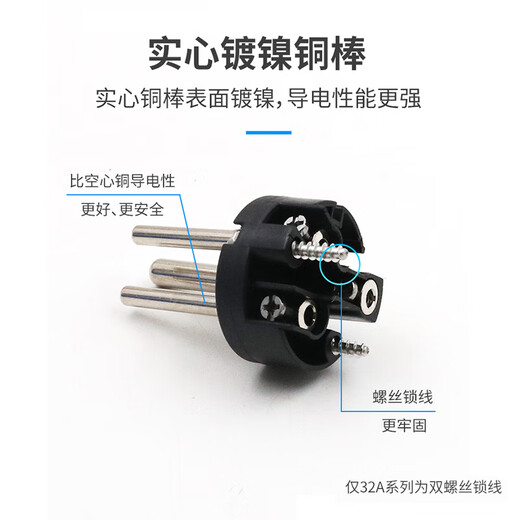 Weipu Typ-3-4-5 Core 16A Industrial Plug Socket Open-Mount Verdeckte Stecker-Stecker IP44 16A5 CORE TYPR6623