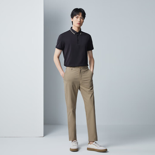 Pantalon JD.com Fabriqué par un pantalon décontracté en soie à glace mince pour hommes pantalon de sports en liberté directe khaki 34
