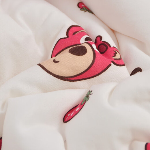 Acacia Tong Baby Quilt Autumn and Winter Baby Cover Blanket 3D Bean Velvet Soothing Baby Blanket Kindergarten Small Quilt Beanie Quilt Strawberry Bunny Knitted Cotton Bean Velvet 10-20 1-1 Meter Machine Washable 700g
