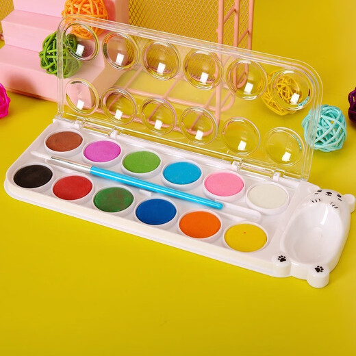 
Little Carni Solid Pig Watercolor Pig Set Watercolor Paint Tool Art Solid Gouache Pig Beginner 9923-36 Colors (a box)