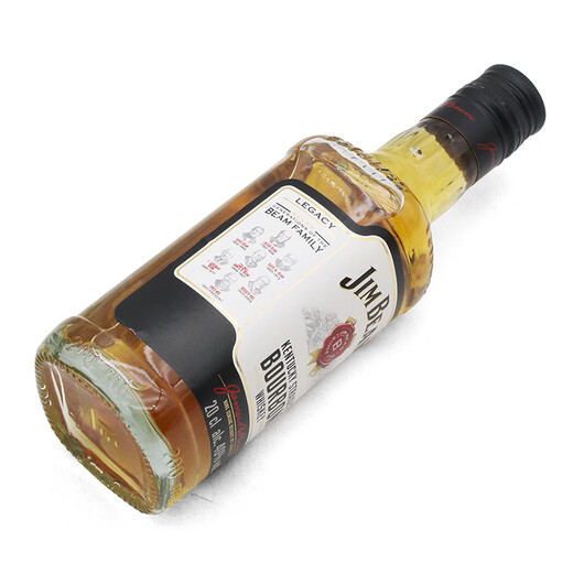 金宾（Jim Beam）进口洋酒白占边波本威士忌 美国金宾波本威士忌酒 金宾波本威士忌200ml