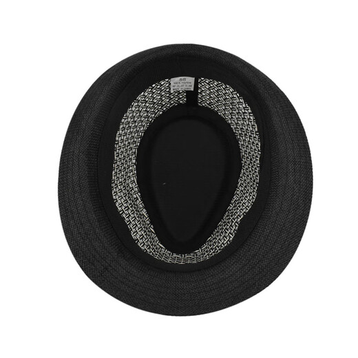 Handwerksherrscher Sommerhut für ältere Menschen Herren Top Hut Papa Sommer Mesh Sun Protection Strohhut Old Man Opa Cooler Hut Black Hut 58 cm
