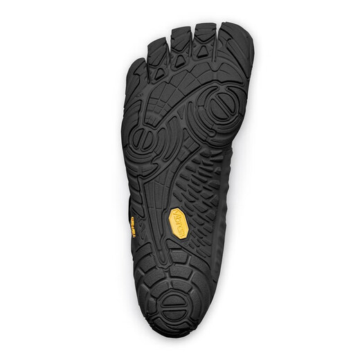 Vibram五指鞋赤足鞋深蹲举重硬拉健身鞋综合运动训练跑步鞋五趾鞋VTRAIN 黑色/黑色 42