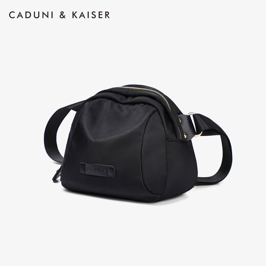 CADUNI KAISER Bag Women's Bag Casual Canvas Breast Bag Light Luxury Sports Crossbody One Shoulder Birthday Gift Premium Sense Gift Gift for Girlfriend Wife [Early Night Black] Student Girlfriend Practical and Heart-wedding Brand Niche versatile and high-end fashion commuter waist bag
