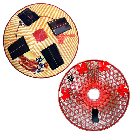 Solar hat with fan farm work site with fan hat charging sun protection and sunshade for men and women adult hat 4 solar energy + mesh cover 3 fan with switch battery