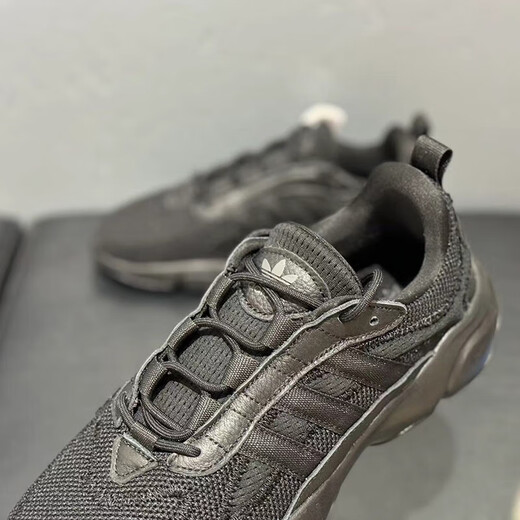 阿迪达斯 （adidas）三叶草男鞋女鞋夏季运动鞋网面透气跑步鞋复古老爹鞋休闲鞋JQ3927 JP8237/全黑 43