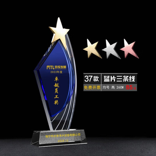 8384水晶奖杯定制奖牌授权牌创意礼品学生公司比赛儿童大拇指篮球足球运动会企业员工颁奖退伍纪念品 03-点赞奖杯 请联系客服下单