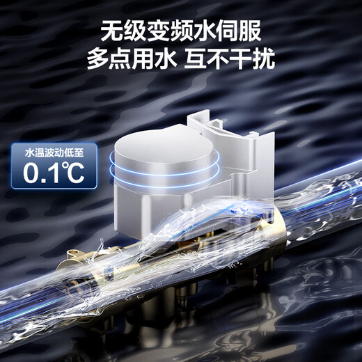 Haier first-class energy efficiency zero cold water ER7 16 liter gas water heater natural gas household energy saving water servo constant temperature large water volume 20% off national subsidy home installation