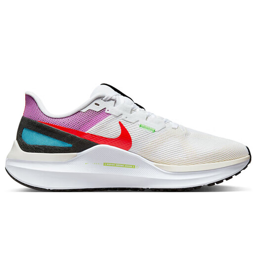耐克NIKE跑步鞋男气垫STRUCTURE 25 SE运动鞋FV4867-100白44