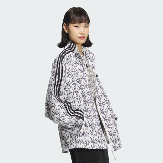 阿迪达斯 （adidas）【劲浪体育】女子印花运动休闲宽松夹克外套JI9766 JI9766 M