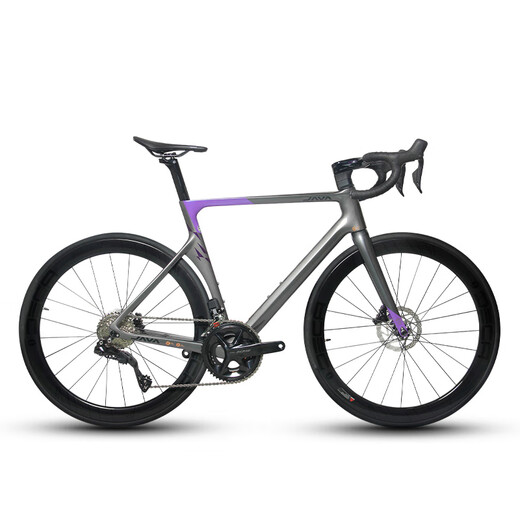 
Jiawo JAVA road bicycle hydraulic disc brake 7170 electronic speed barrel shaft carbon fiber bend handle racing VESUVIO bright titanium M (height: 170-180CM)