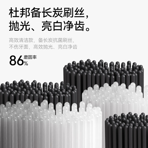 Lebooo electric toothbrush with soft bristles and gum protection, long battery life 120 days, electric toothbrush for couples, birthday gift for boyfriend/girlfriend, 8 brush heads, off-white New Year gift