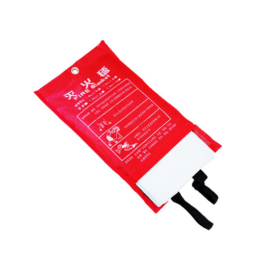 Fire blanket certified kitchen commercial national standard asbestos household silicone 3C fire blanket 1.5 meters 2 meters fire blanket 1 meter * 1 meter bag