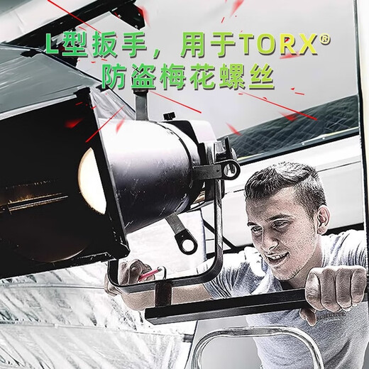 维拉德国Wera967 SPKL单支球头星型梅花内六角L型扳手带加消磁器 灰色梅花扳手T8 05024350001