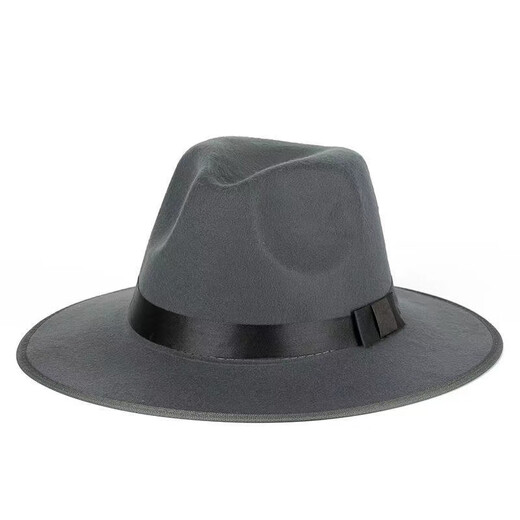 Woodpecker (TUCANO) Shanghai Tang Xu Wenqiang's same style big-brimmed top hat for men Michael Jackson stage performance jazz hat black M (56-58cm)