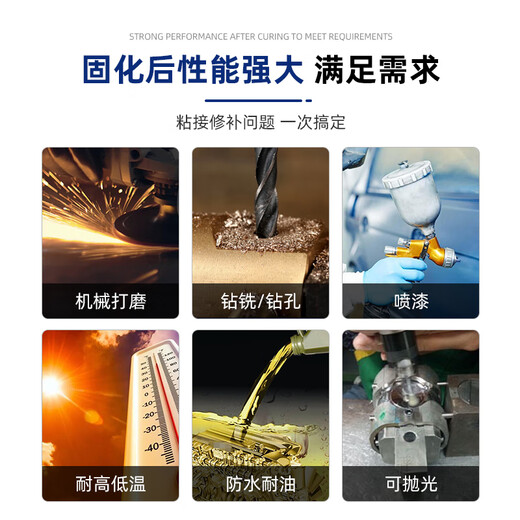 可赛新TS737/747/757/767耐高温金属修补剂铸铁钢质工业铸件修复 TS737(250g/套)