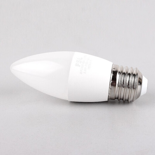 Foshan Lighting (FSL) LED bulb crystal lamp tip bulb chandelier wall lamp bulb E27 screw socket 5.5W yellow light 2700K