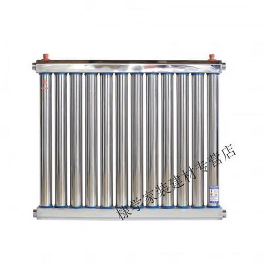 Danstini 304 stainless steel instant heat exchanger over-water heating radiator floor heating plate household hot water exchanger 76-tube 304 stainless steel heat exchanger center distance 60 cm 6 columns