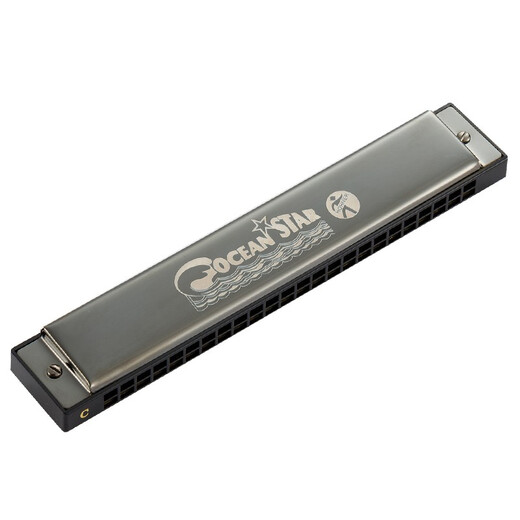 HOHNER HOHNER HOHNER 24-hole polyphonic C-tune beginners professionally perform the entry-level guitar for adult self-study children. C-tune standard [black] + sandalwood color gift box