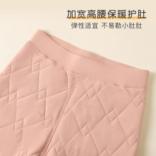 Catman Children's Warm Pants Boys' School Uniforms Artifact for Primary and Secondary School Students Thickened Cotton Pants Leggings Autumn Pants Light Gray 170