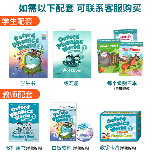 [McKays Books] Oxford Natural Spelling Lehrbuch Oxford Phonics World12345 Level Special Children's English Eurclinment Lehrbuch OPW Student Set neuer Versionstufe 1-5 [Lehrbuch + Übungsbuch + Videokurs]