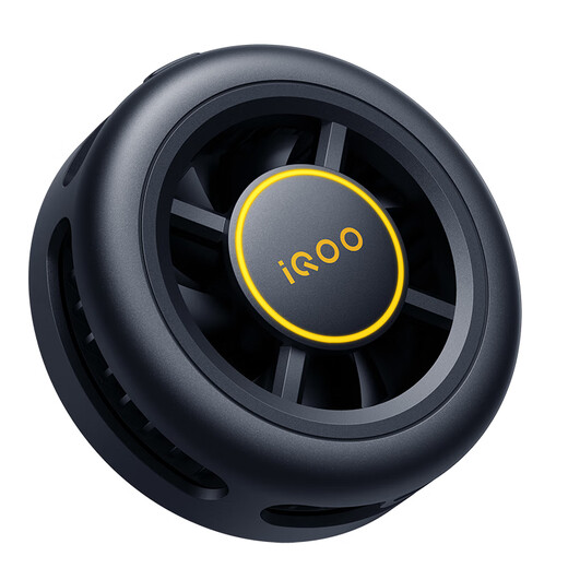 vivoiQOO磁吸散热背夹冰影黑-7℃聚冷散热直播降温神器(内赠引磁片)适配苹果小米华为一加黑鲨努比亚