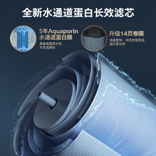 飞利浦（PHILIPS）家用净水器原装滤芯AUT798 RO水通道蛋白膜滤芯（适配AUT7010、AUT7027）
