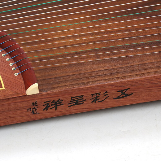 Dunhuang Brand Guzheng 696d Doble grúa doble Chaoyang Examen de calificación de rendimiento para principiantes Zheng Factory National Musical Instrument Factory 694L Hexiang Xiren (conjunto completo de paquetes de regalos)