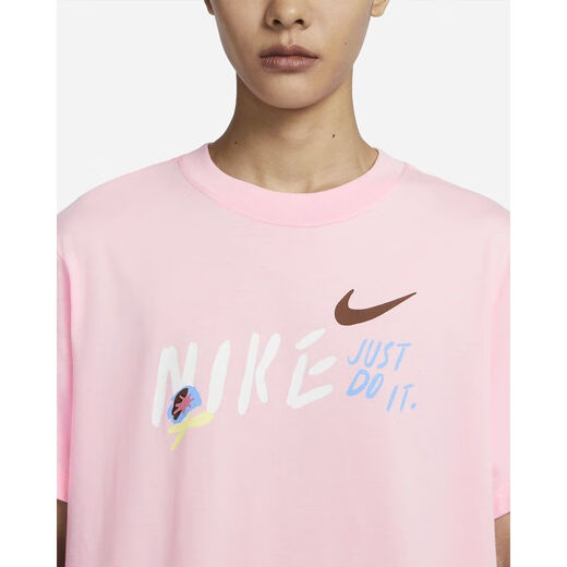Nike (Nike) [Jinlang Sports] Женская модная повседневная футболка FJ7714-690 FJ7714-690 L