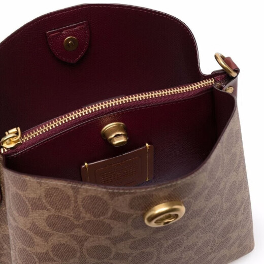 
Coach Women's Counter WILLOW Series Bucket Bag Handbag Fashion One-Shoulder Crossbody Bag Holiday Gift Brown C3890B4NQ4
