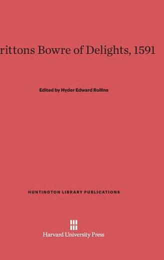 【3-6周达】Brittons Bowre of Delights, 1591