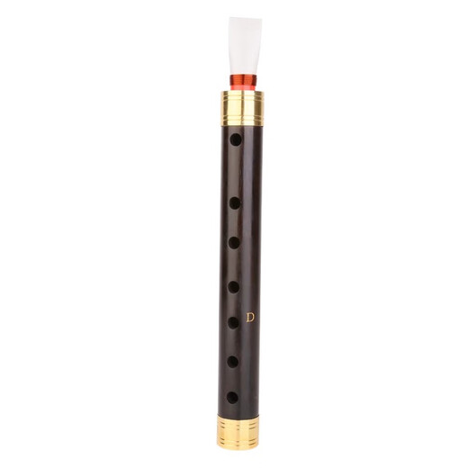 Geyue Ebony Tearjerking Pipe Instrument Anfänger Erwachsene Flöte Windmusik Volksmusik Flöte spielen Folk Instrument kleine G-Tune Messing Hoop Tube + 6 Geschenke
