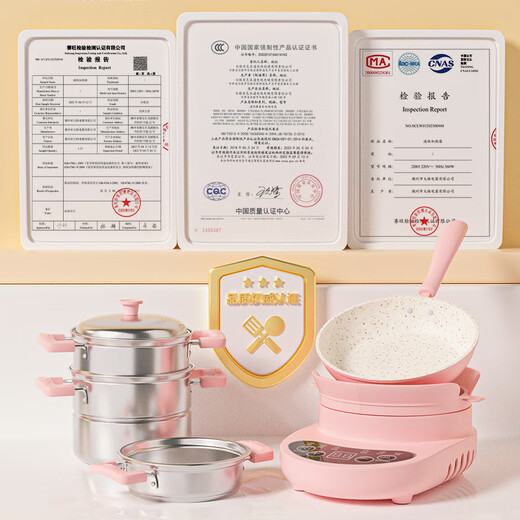 迷你厨房真煮套装10岁以上加大全套真实版煮饭可吃厨具玩具套装女 升级麦饭石食品级304防烫3882